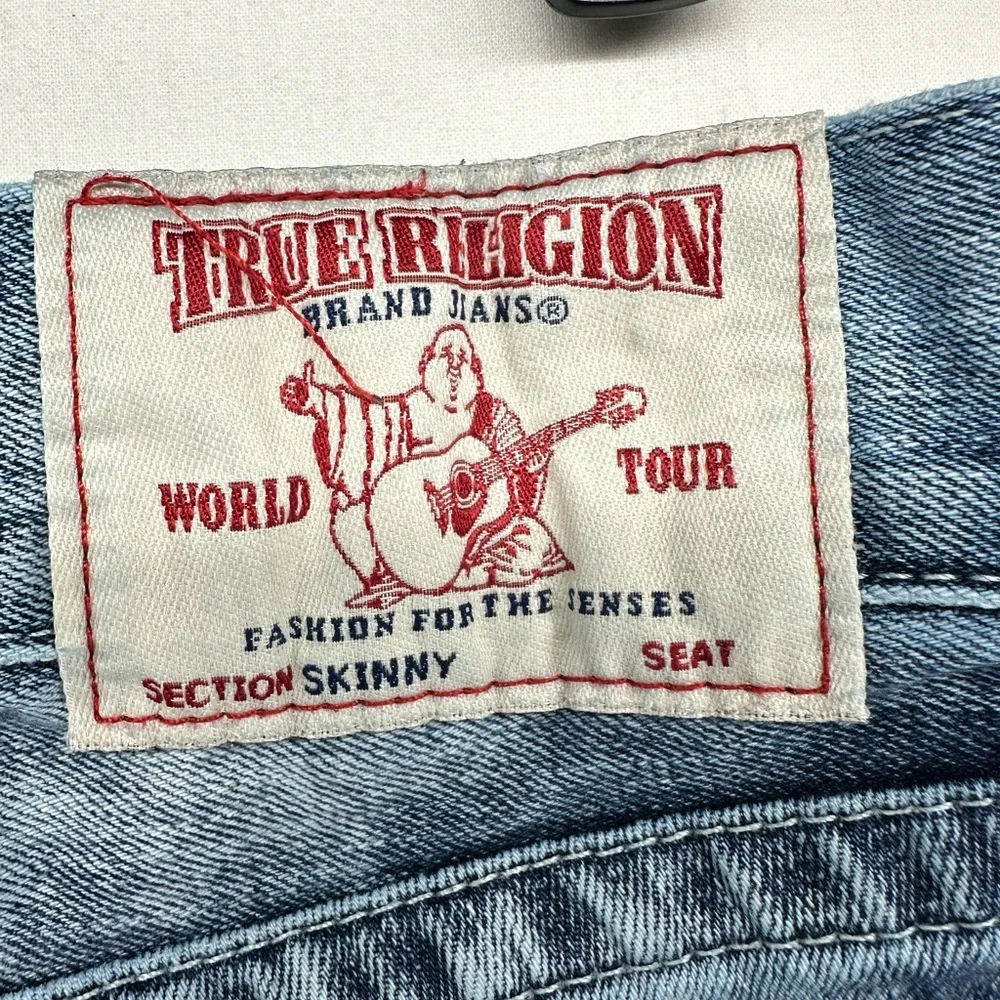 True Religion Jeans Skinny Acid Wash Denim Mens Size‎ 30
